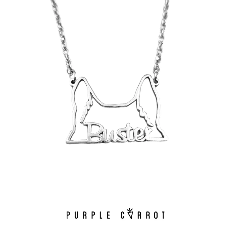 Best necklaces and pendants with seashell designs for a tropical, beachy vibe-Personalised Dog Cutout Pendant & Necklace