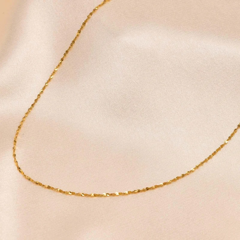 1MM Snake Chain: Gold Color