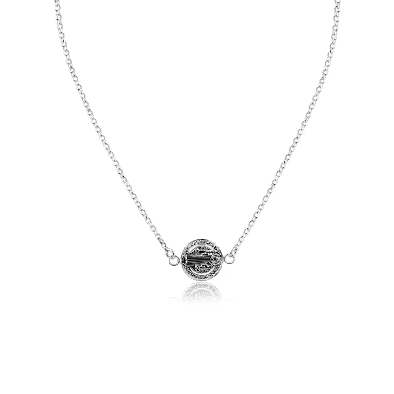 Beautiful necklaces and pendants with tree branch motifs for a nature-inspired design-925 Sterling Silver Non Plated San Benito Necklace  - ARN00061