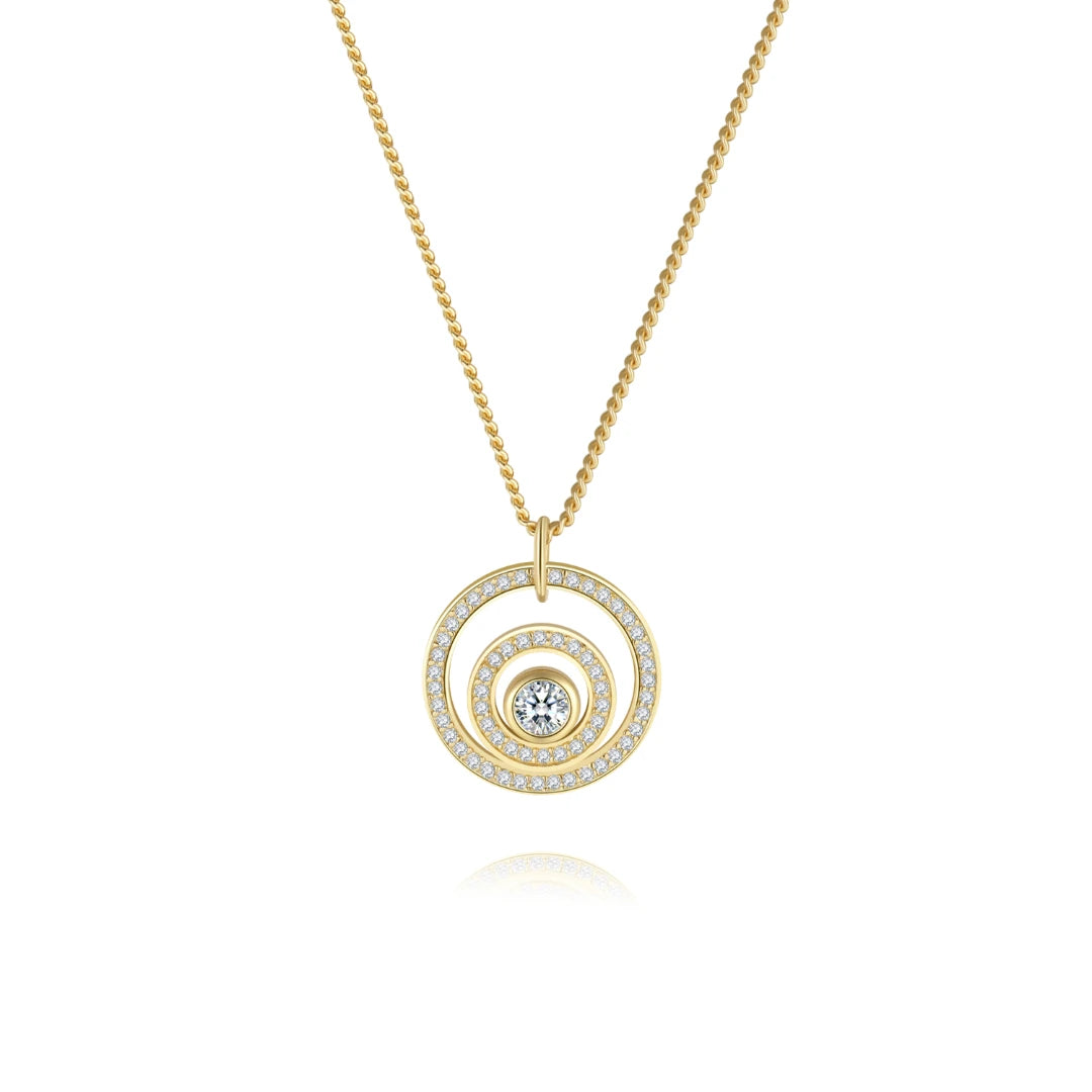 Best necklaces and pendants for everyday wear with minimalist designs-Star Track Necklace Orbit Collection by Parastoo Behzad