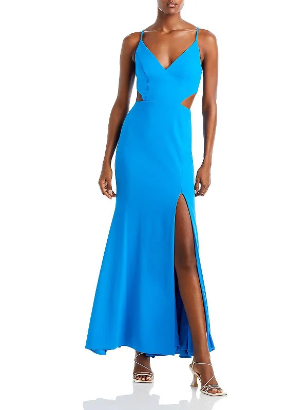 Hippie Dresses with Beads -Womens Side Slit Maxi Evening Dress