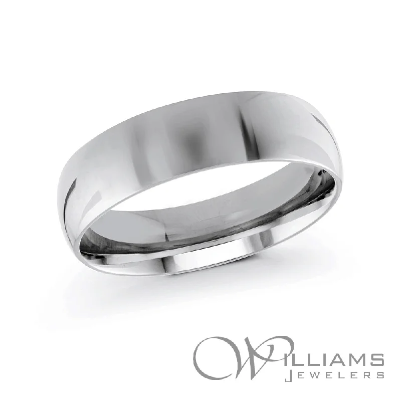 Rings with raw jade for natural calm -Williams Signature 14 Karat Wedding Band