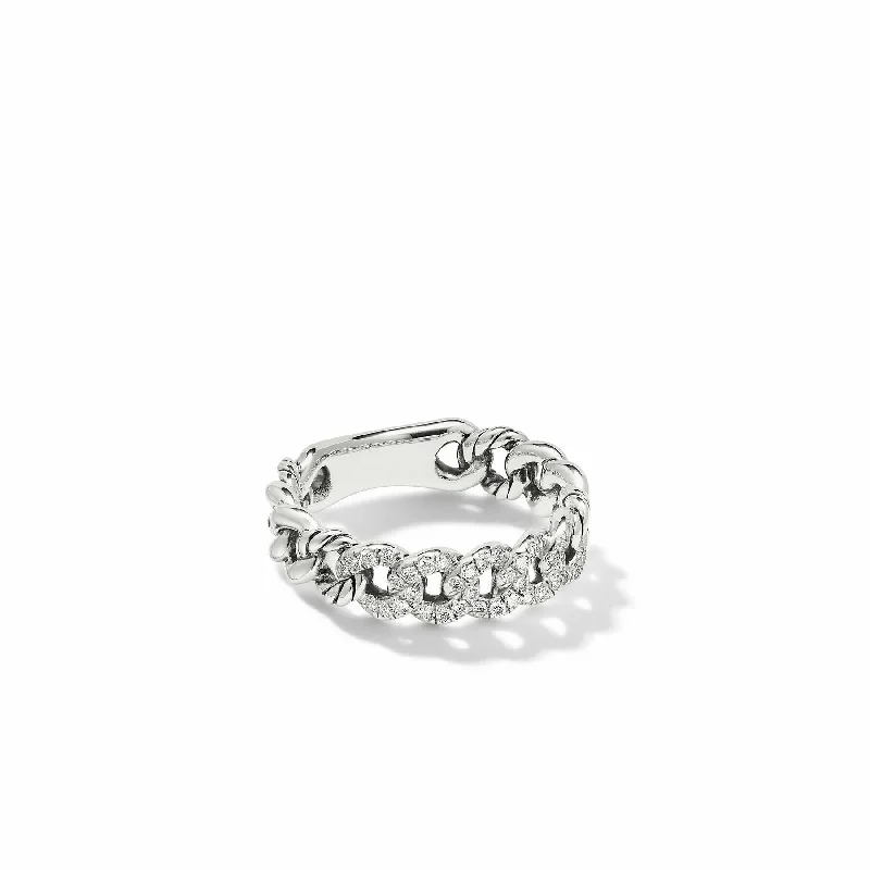 Rings with double bands for modern twist -David Yurman   Ring in Sterling Silver