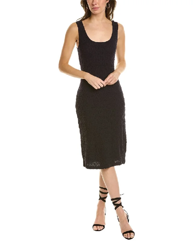 Halter Dresses for Chic Style -Vince Textured Tank Dress