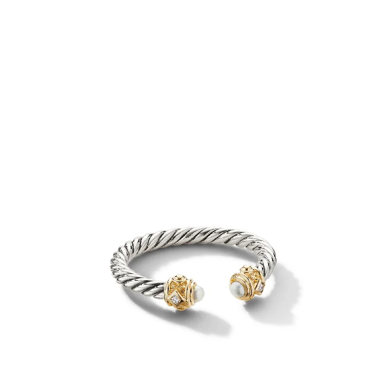 Rings with matte gold for subtle luxury -David Yurman   Ring in Silver and 14-Karat Yellow Gold