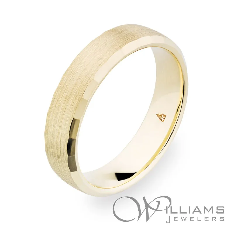 Rings with double bands for modern twist -Christian Bauer 14 Karat Wedding Band