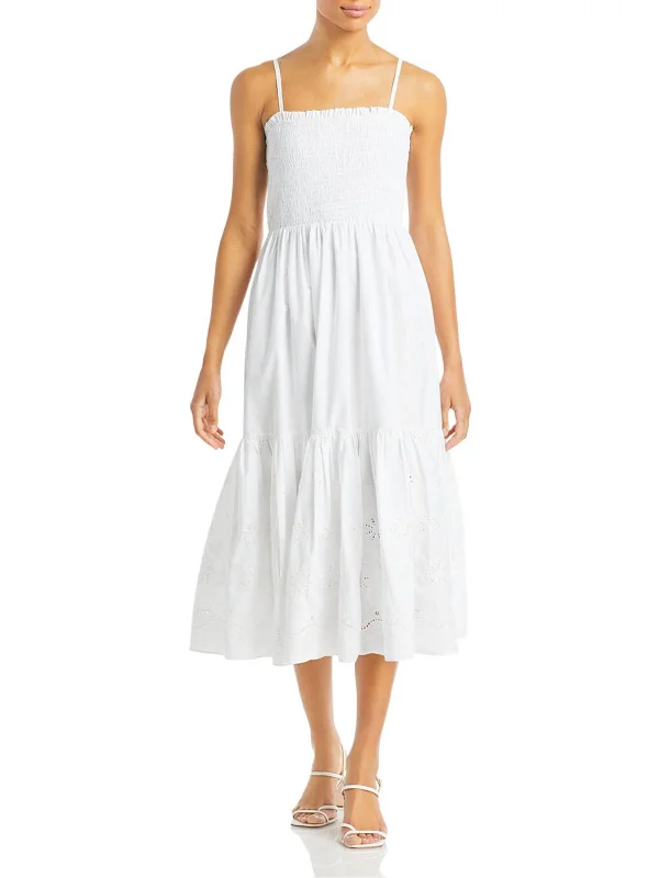 Polyester Dresses for Durable -Womens Ruffled Maxi Sundress