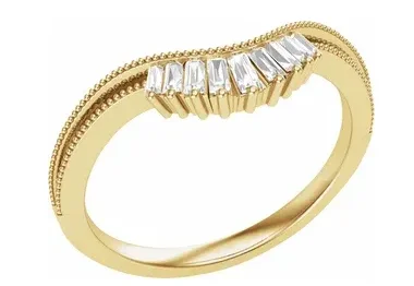 Diamond Wedding Bands  -  Women'