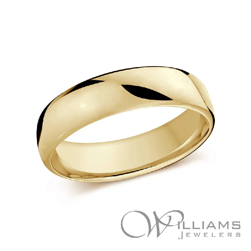 Rings with tiger eye for warm tones -Williams Signature 14 Karat Wedding Band