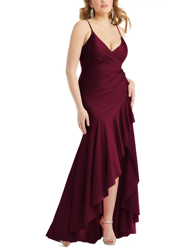 Mother's Day Dresses for Gift -Womens Ruffled Polyester Evening Dress