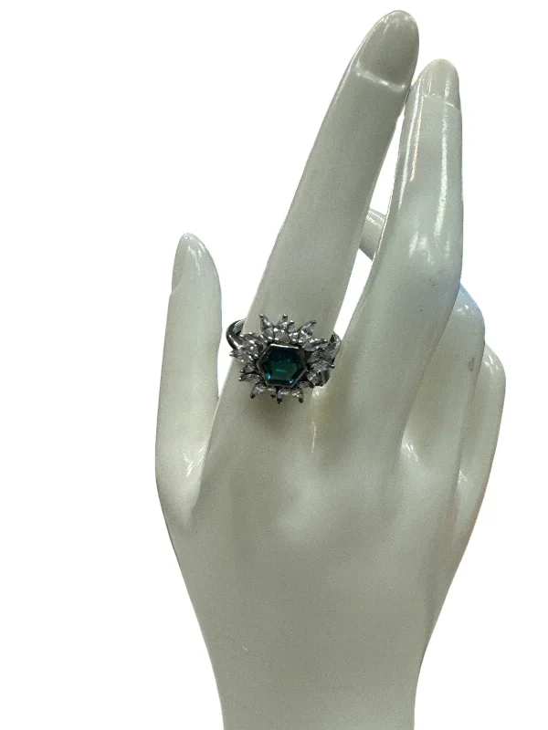 Rings with vintage-inspired emerald for luxury -Ring Statement By Cmc, Size: 9