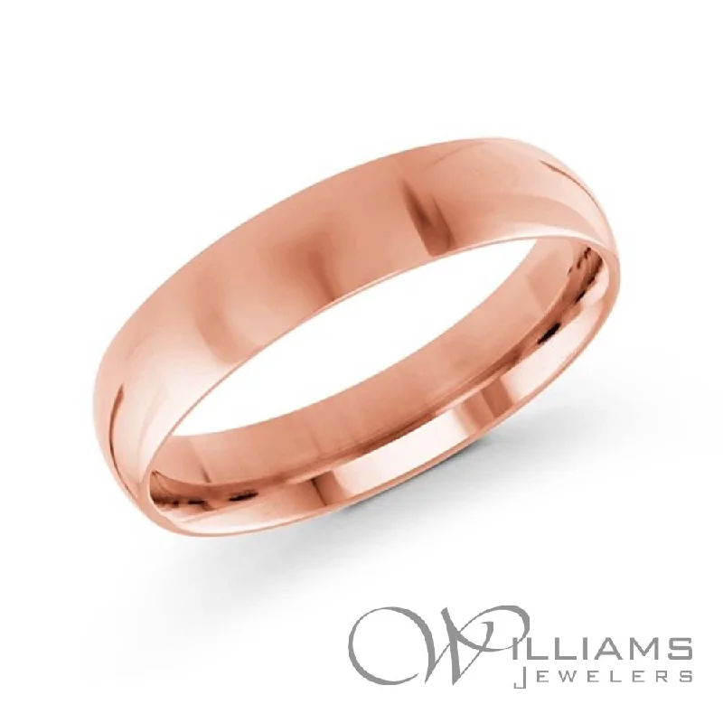 Rings with shield-shaped stones for boldness -Williams Signature 14 Karat Wedding Band