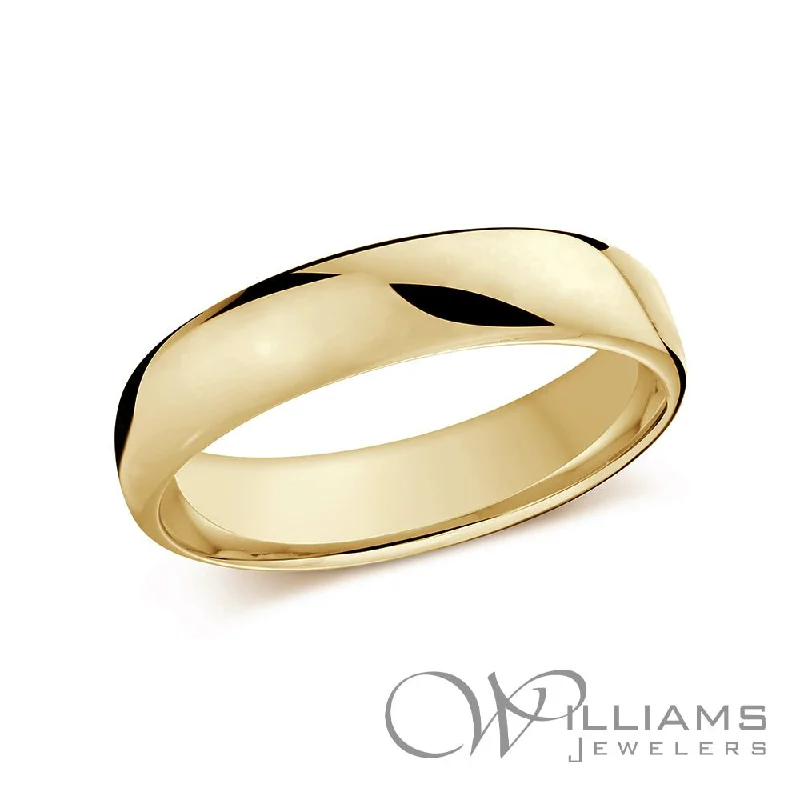 Rings with spiral designs for eye-catching twist -Williams Signature 14 Karat Wedding Band