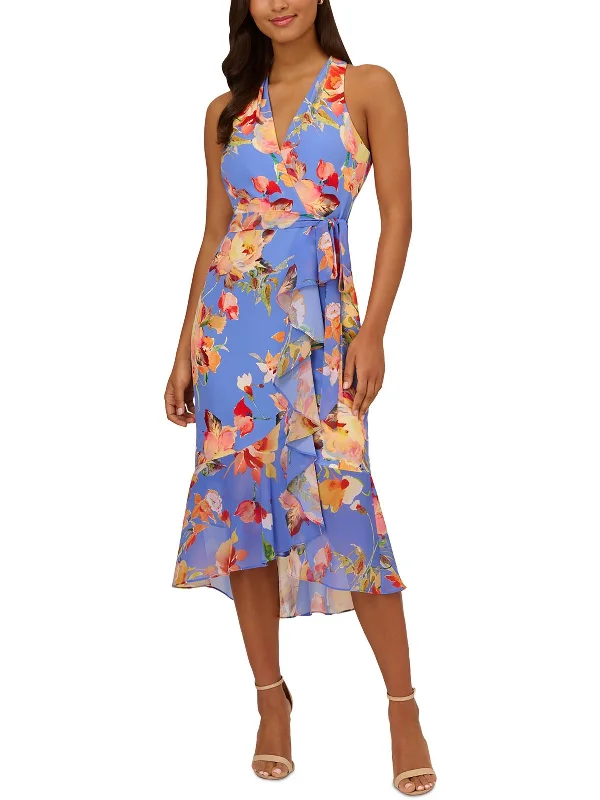 Embroidered Dresses for Detailed -Womens Floral Print Jersey Sundress