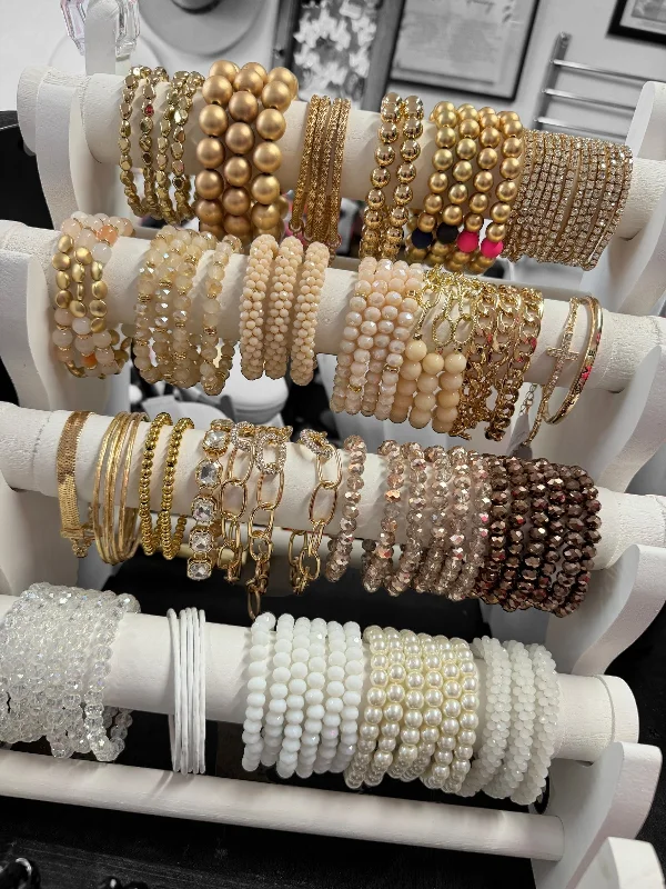 Bracelets with citrine stones for warm tones -Bracelet Bar