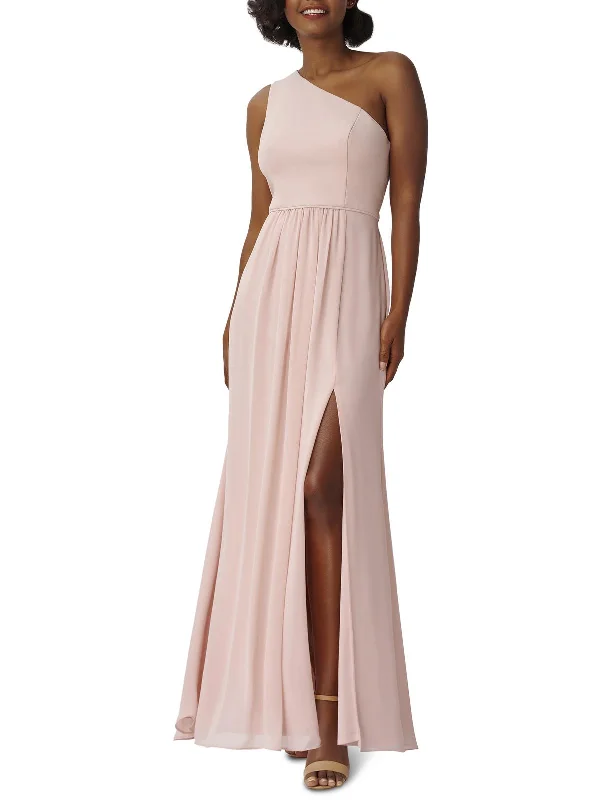 Bridesmaid Dresses for Ceremony -Womens Chiffon Maxi Evening Dress