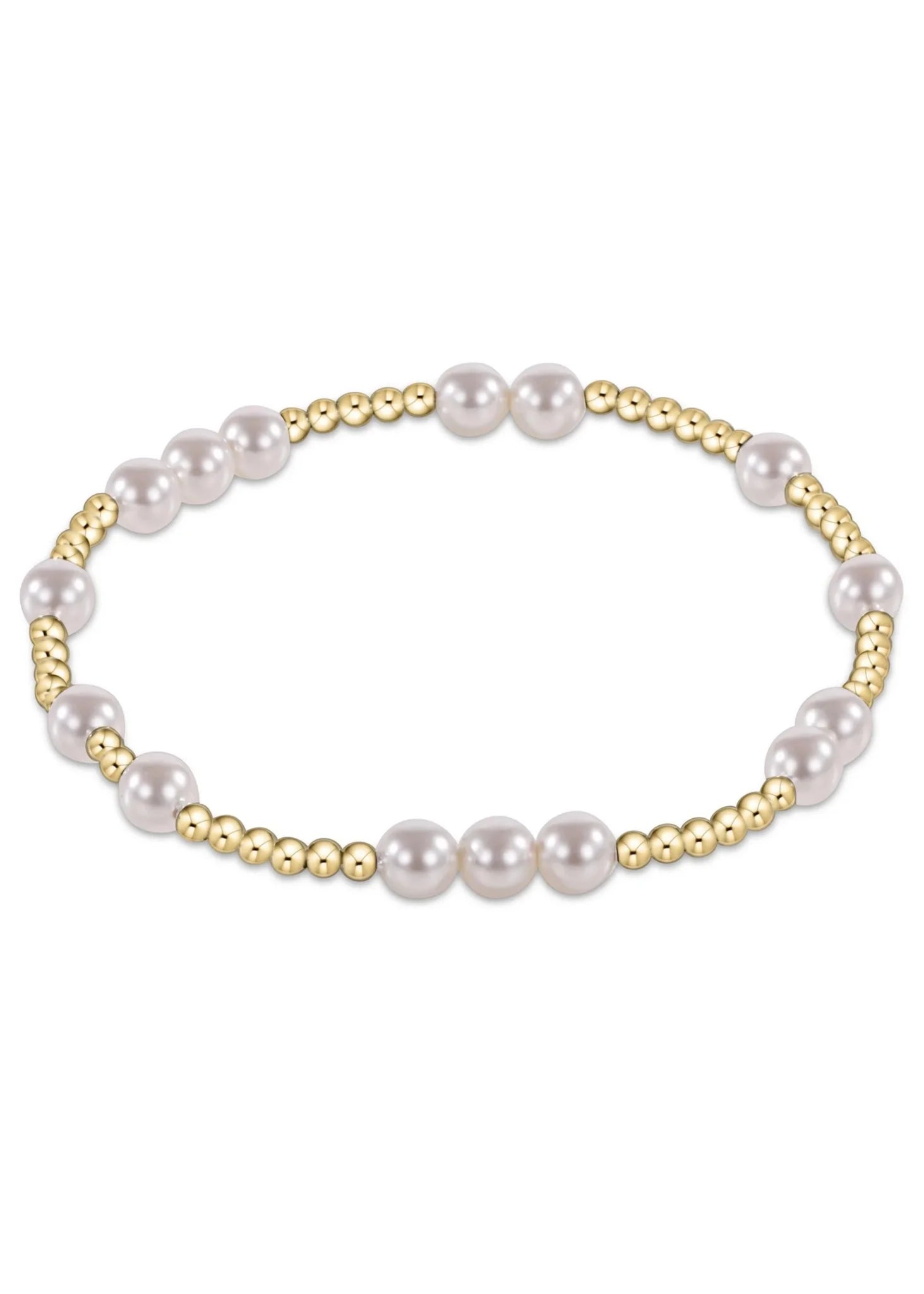 Bracelets with raw moonstone for mystic beauty -Hope Unwritten 5mm Pearl Bracelet-EN