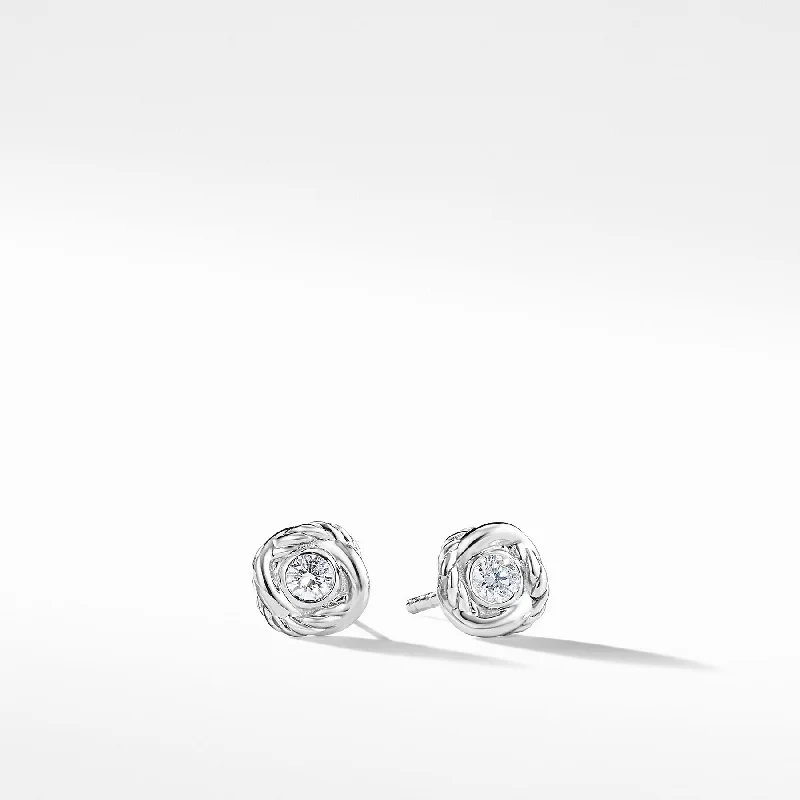 Rings with herkimer diamonds for raw clarity -David Yurman   Earring in 18-Karat White Gold