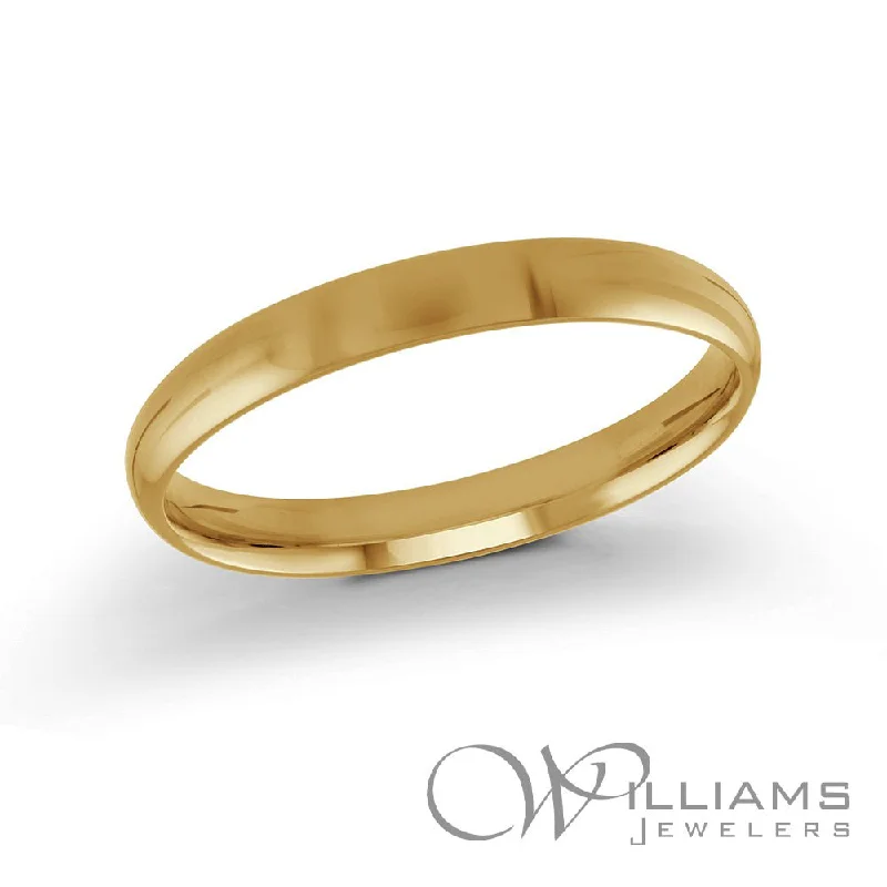 Rings with hematite for sleek metallic sheen -Williams Signature 14 Karat Wedding Band