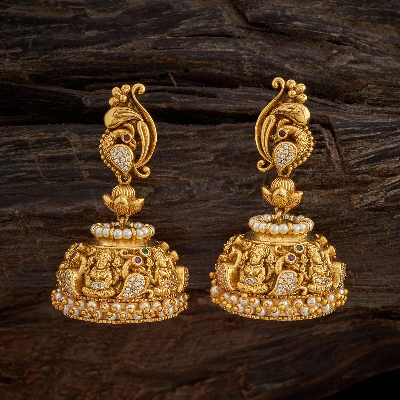 Hoop earrings with open designs for a modern, lighthearted vibe-Antique Earring 151815