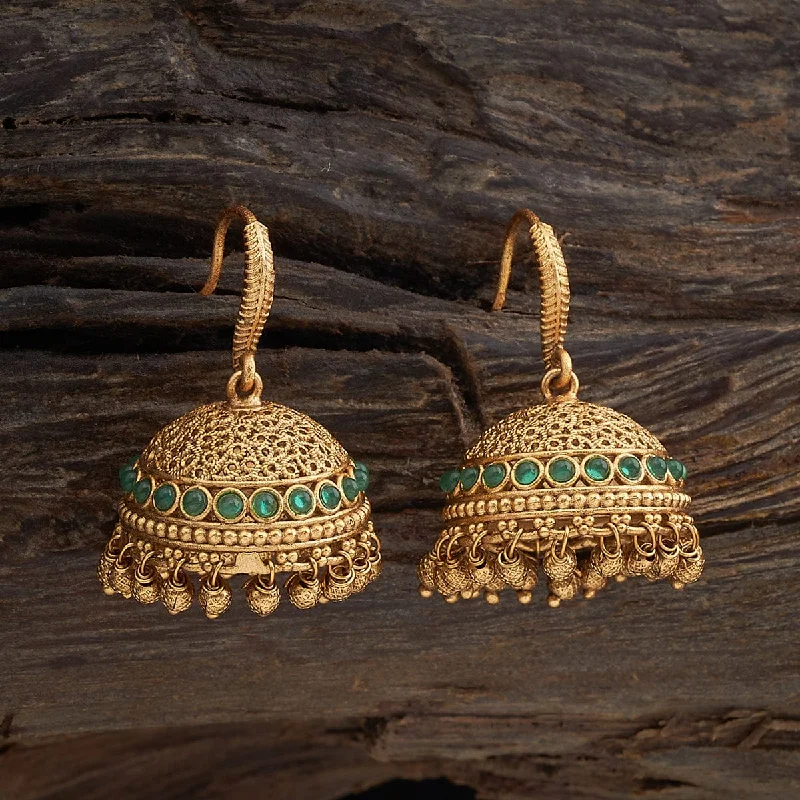 Best hoop earrings with enamel details for a colorful and modern look-Antique Earring 164104