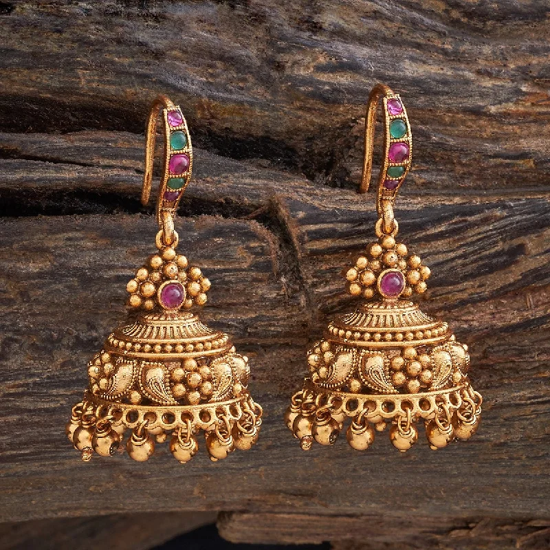 Best hoop earrings with tribal designs for a cultural and exotic aesthetic-Antique Earring 176265