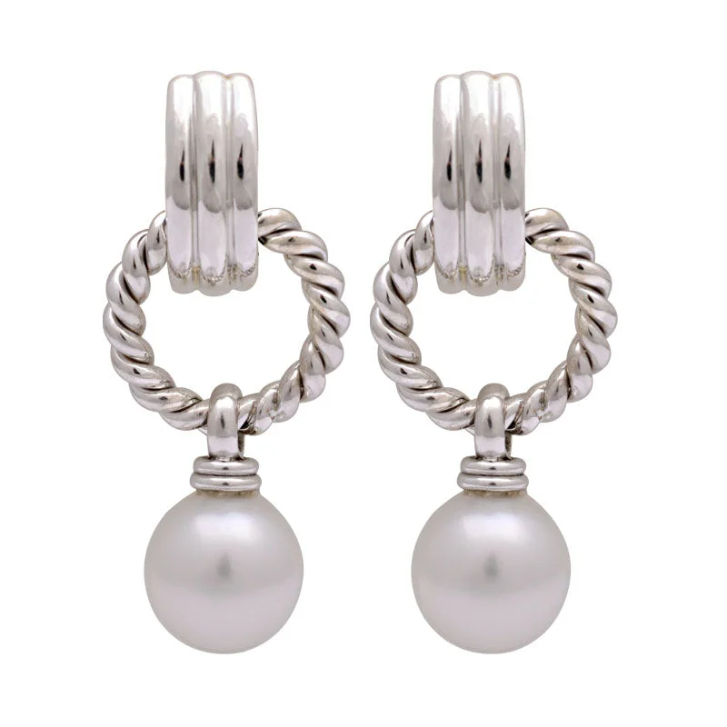 Best hoop earrings with gold for a luxurious and timeless look-Earrings-South Sea Pearl